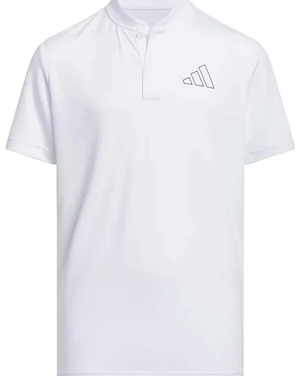 adidas Golf Kids Shirts & Tops<Sport Collar Golf Polo Shirt (Little Kids/Big Kids) White 1