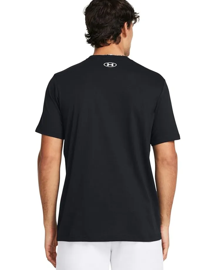 sportstyle_logo_short_sle_1.webp Under Armour Activewear | Shirts & Tops<Sportstyle Logo Short Sleeve T-Shirt Academy/White