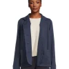 Eileen Fisher Coats & Outerwear<Stand Collar Jacket Black White