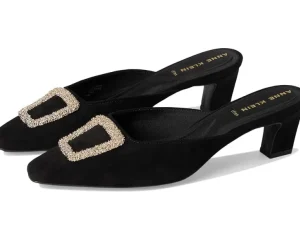 Anne Klein Mules<Star Black Suede