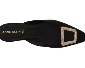 Anne Klein Mules<Star Black Suede