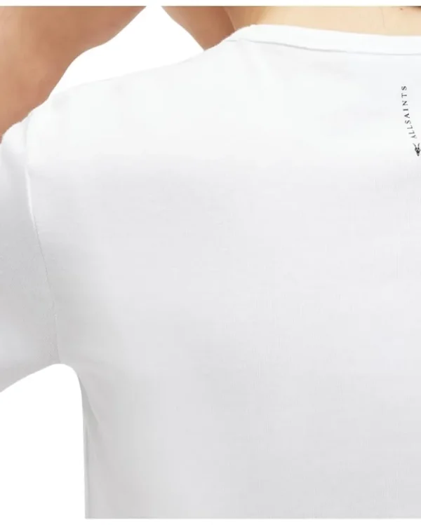 AllSaints Shirts & Tops<Stevie Tee Optic White
