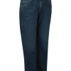 Bulwark FR Work & Duty Apparel | Jeans<Straight Fit Jeans with Stretch Sanded Denim