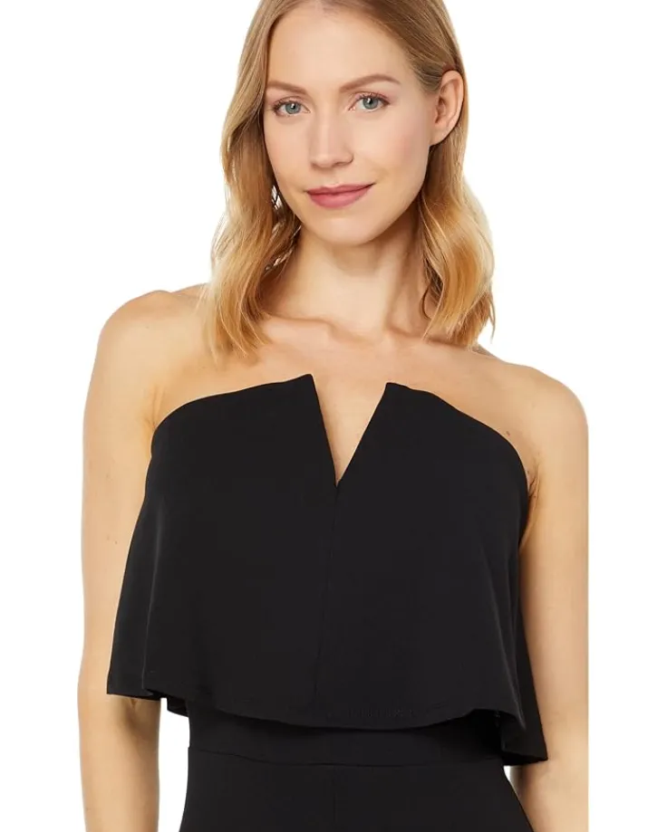 strapless_overlay_jumpsui_2.webp Bebe Jumpsuits & Rompers<Strapless Overlay Jumpsuit Jet Black