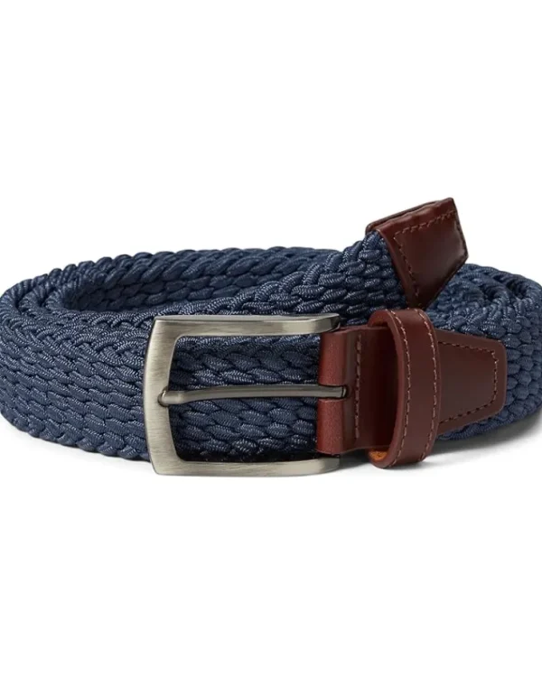 Johnston & Murphy Belts<Stretch Knit Navy