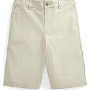 Polo Ralph Lauren Kids Shorts<20/1 Stretch Twill Flat Front Shorts (Big Kids) Basic Sand