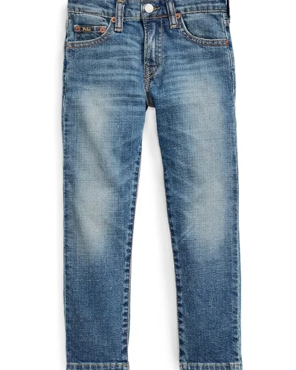 Polo Ralph Lauren Kids Jeans<Sullivan Slim Stretch Jeans in (Toddler/Little Kids) Woodhaven Wash