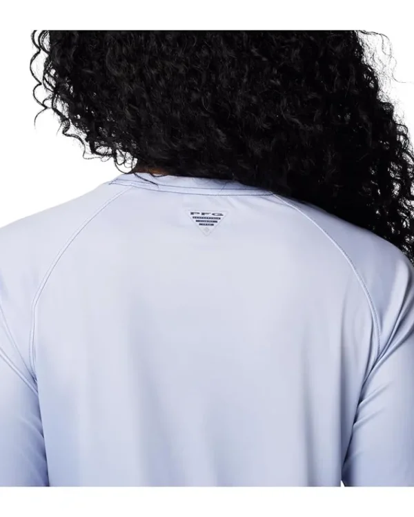 Columbia Plus Size<Super Tidal Tee™ Long Sleeve Gulf Stream Basic Gradient