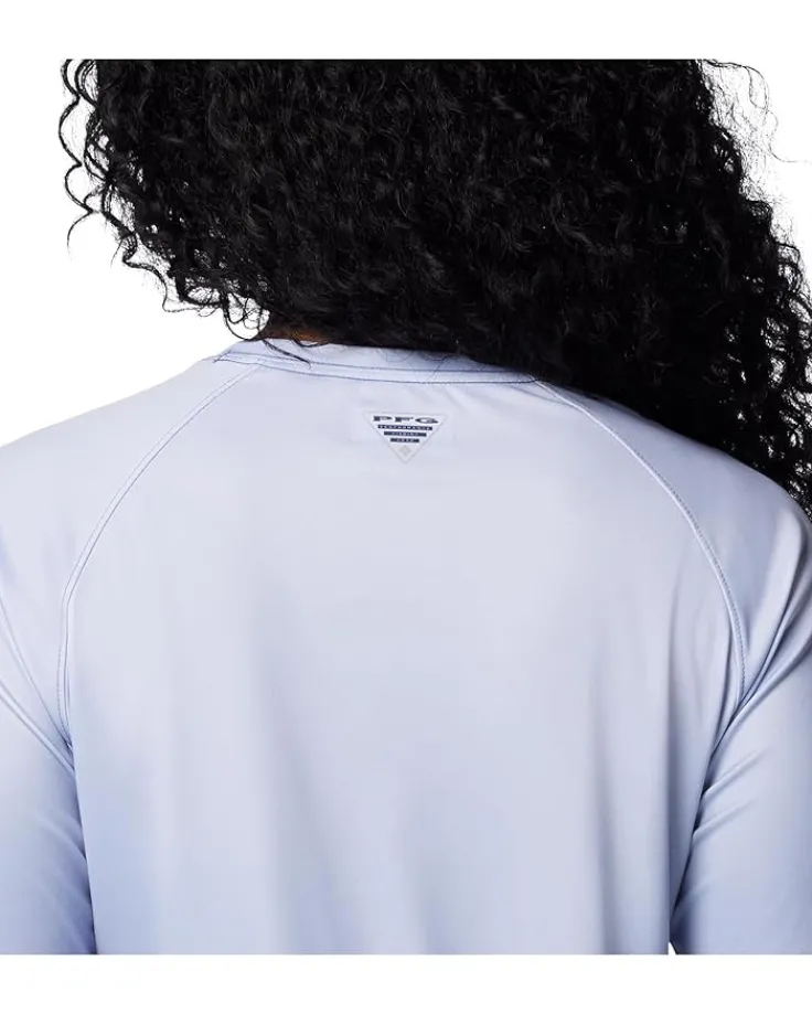 super_tidal_tee_long_slee_3.webp Columbia Plus Size<Super Tidal Tee™ Long Sleeve Gulf Stream Basic Gradient