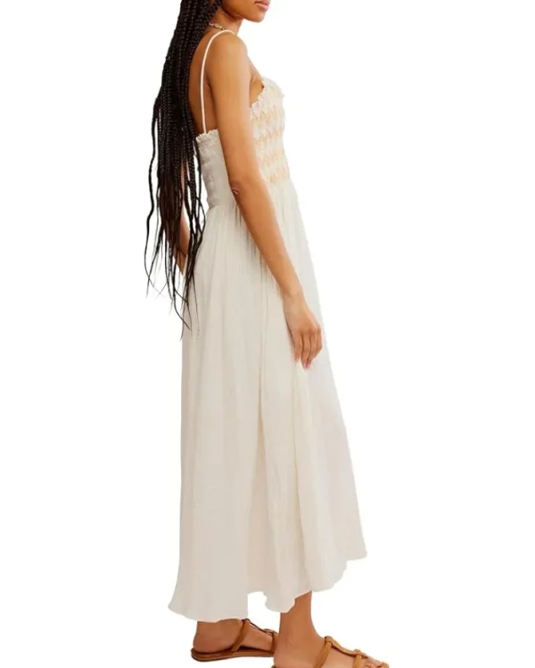 Free People Dresses<Sweet Nothings Midi-Solid Marshmellow