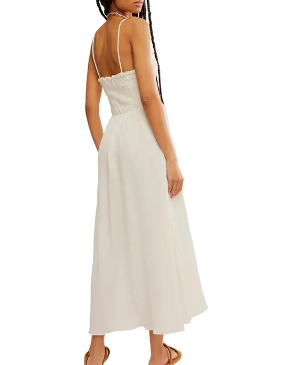 Free People Dresses<Sweet Nothings Midi-Solid Marshmellow