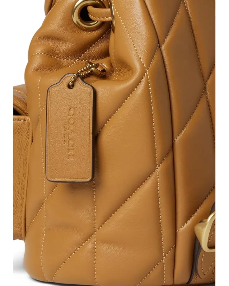 tabby_backpack_with_quilt_3.webp COACH Backpacks<Tabby Backpack with Quilting Honey Brown