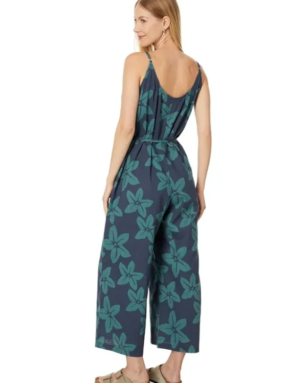 Toad&Co Jumpsuits & Rompers<Taj Hemp Strappy Jumpsuit Jasper Large Floral Print