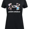 Under Armour Kids Shirts & Tops<Tech Big Logo Short Sleeve T-Shirt (Big Kids) Black/White 1