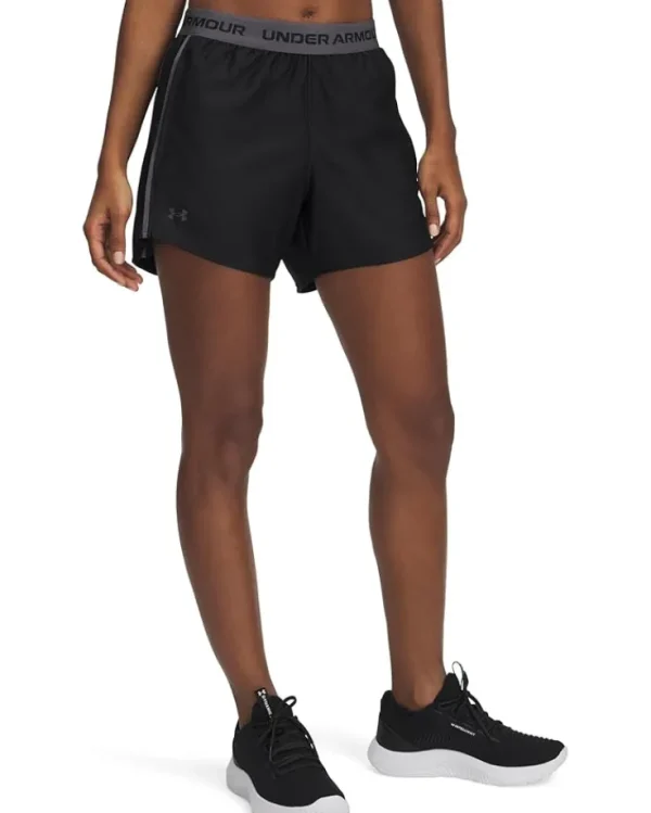 Under Armour Activewear | Shorts<Tech Play Up 5 Inch Shorts Black/Castlerock