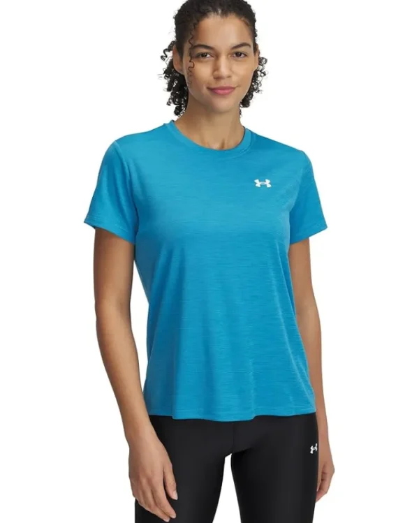Under Armour Shirts & Tops | Activewear<Tech Textured Short Sleeve Crew Ether Blue/White