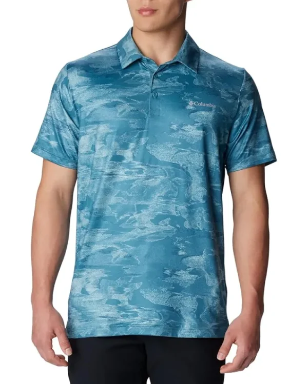 Columbia Shirts & Tops<Tech Trail™ Novelty Polo Black Beachwood