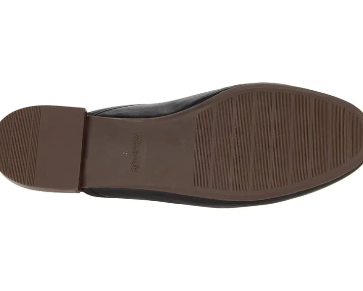 the_adelle_ballet_mule_in_2.webp Madewell Mules<The Adelle Ballet Mule in Leather True Black