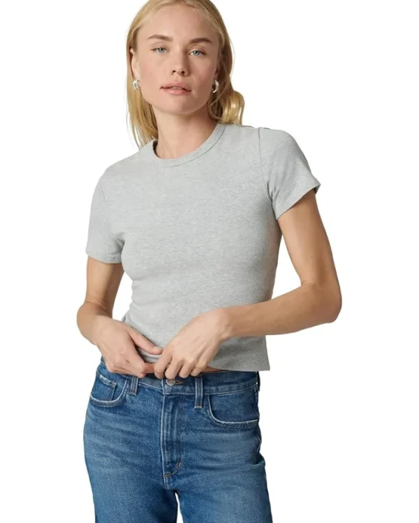 Joe's Jeans Shirts & Tops<The Baby Tee Heather Grey