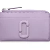 Marc Jacobs Wallets<The Covered J Marc Top Zip Multi Wallet Lilac