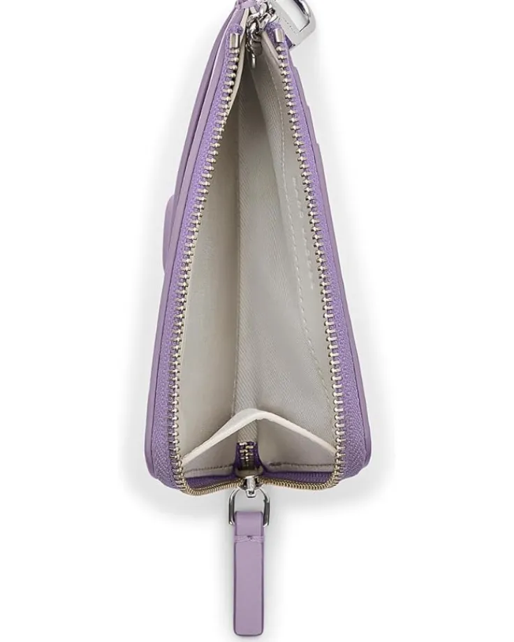 the_covered_j_marc_top_zi_2.webp Marc Jacobs Wallets<The Covered J Marc Top Zip Multi Wallet Lilac