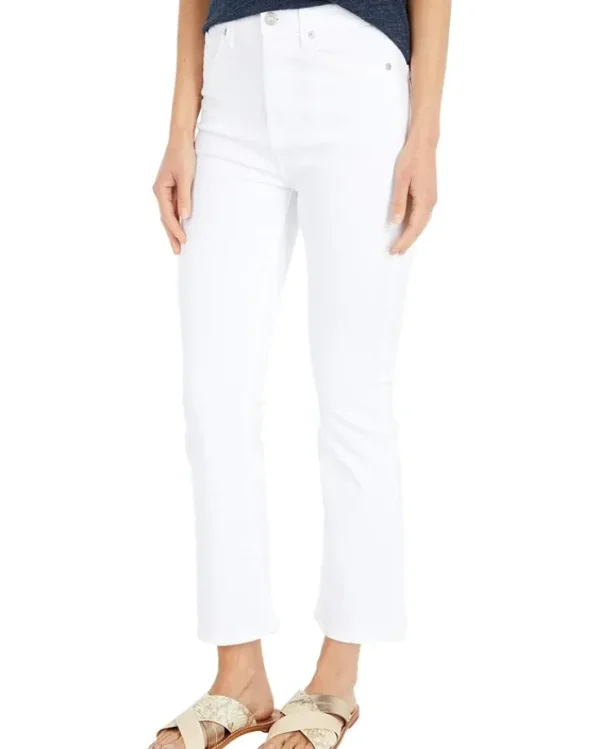 7 For All Mankind Jeans & Denim<The High-Waist Slim Kick in Slim Illusion White