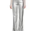 Joe's Jeans Jeans & Denim<The Margot Vegan Leather Plated Silver
