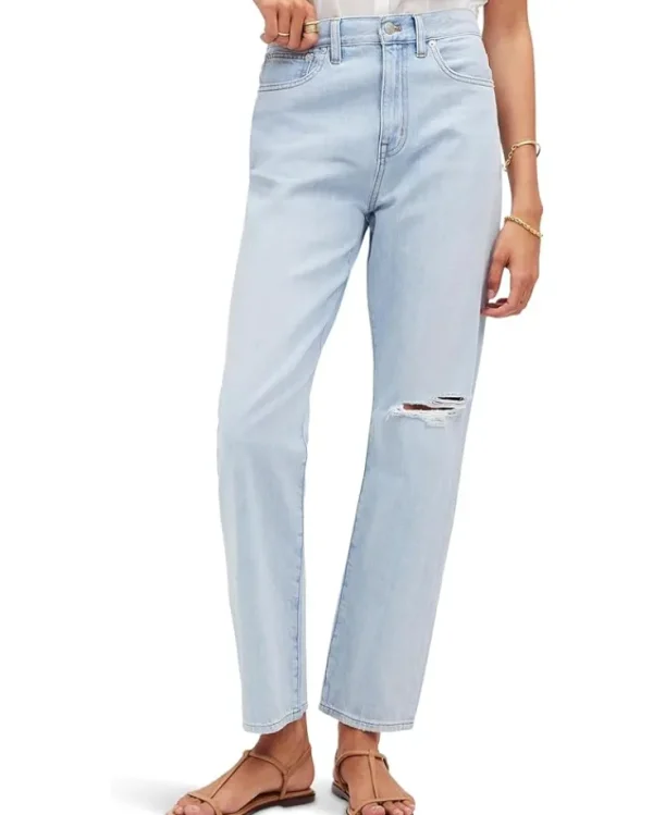 Madewell Jeans & Denim<The Perfect Summer '90s Straight Crop Jean in Wash Fitzgerald