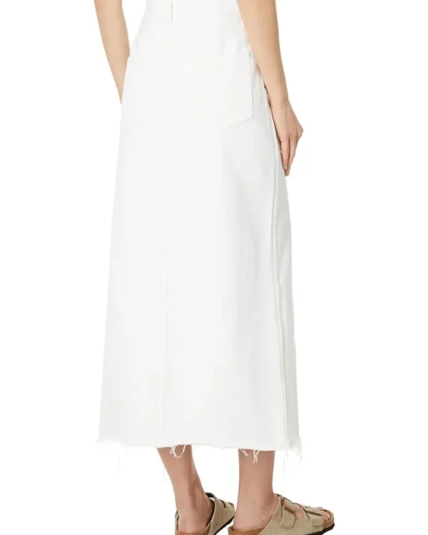 Madewell Skirts<The Rilee Denim Midi Skirt in Tile White