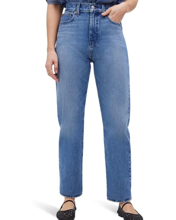 Madewell Jeans & Denim<The '90s Straight Crop Jean in Hazeldell Wash Hazdell Wash