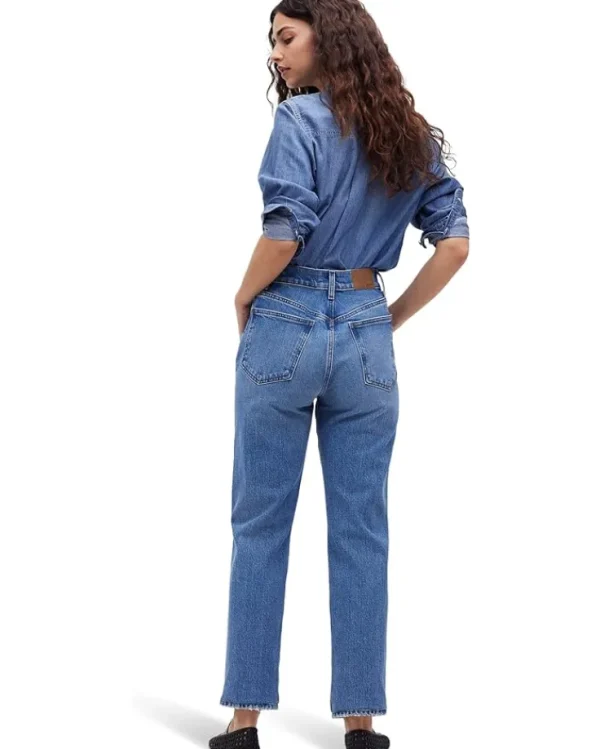 Madewell Jeans & Denim<The '90s Straight Crop Jean in Hazeldell Wash Hazdell Wash