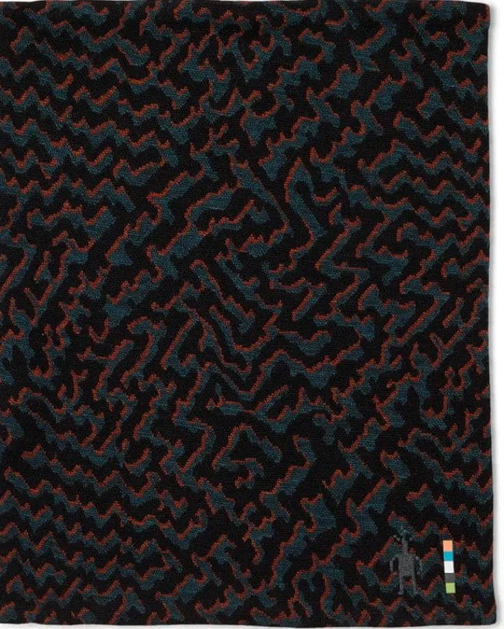 thermal_merino_reversible_0.webp Smartwool Scarves<Thermal Merino Reversible Neck Gaiter Black Retro Line