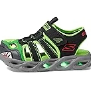 SKECHERS KIDS Sandals<Thermo-Splash - Hydro-Flare 400613L (Little Kid/Big Kid) Black/Lime