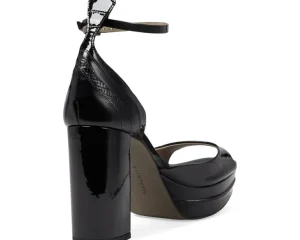 AllSaints Heels<Tia Platform Heel Black Shine