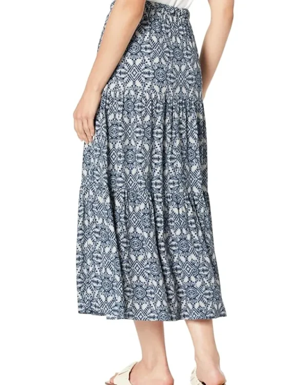 Karen Kane Skirts<Tiered Midi Skirt Print