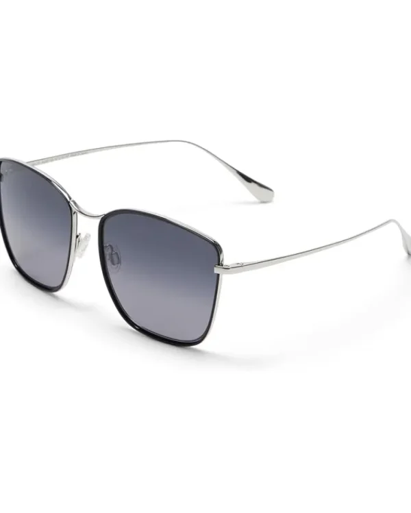 Maui Jim Sunglasses<Tiger Lily Gloss Black/Silver/Neutral Grey Polarized