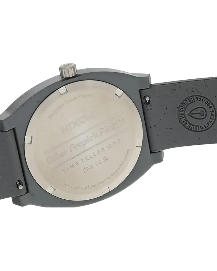 time_teller_opp_2.webp Nixon Watches<Time Teller OPP Asphalt Speckle