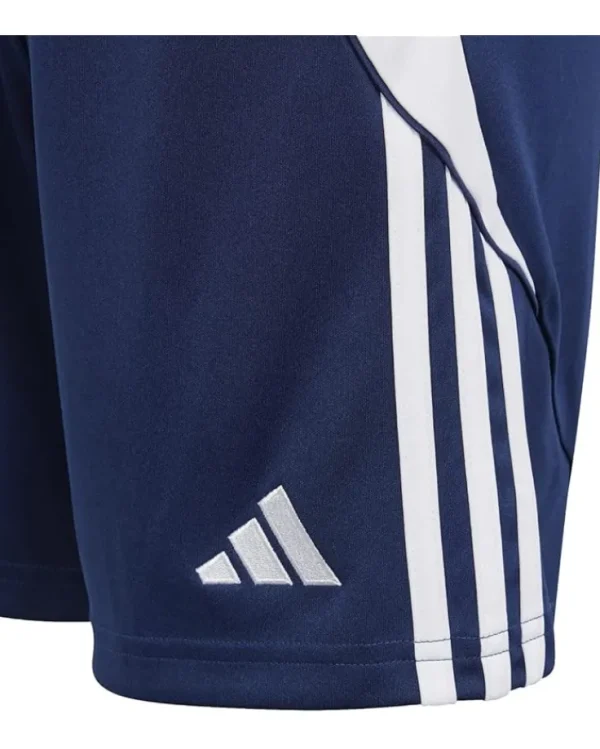 adidas Kids Shorts<Tiro 24 Shorts (Little Kids/Big Kids) Team Navy Blue/White