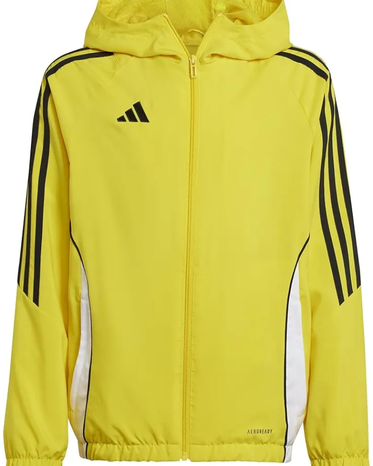 tiro_windbreaker_little_k_0.webp adidas Kids Coats & Jackets | Coats & Jackets<Tiro24 Windbreaker (Little Kids/Big Kids) Team Yellow/White/Black