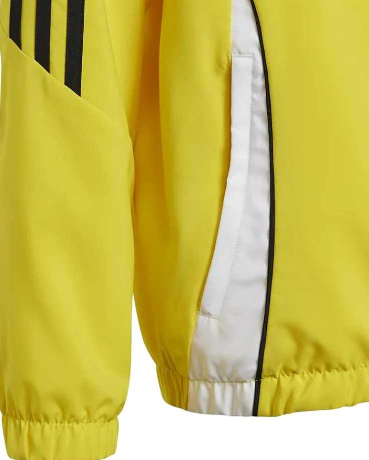 tiro_windbreaker_little_k_2.webp adidas Kids Coats & Jackets | Coats & Jackets<Tiro24 Windbreaker (Little Kids/Big Kids) Team Yellow/White/Black