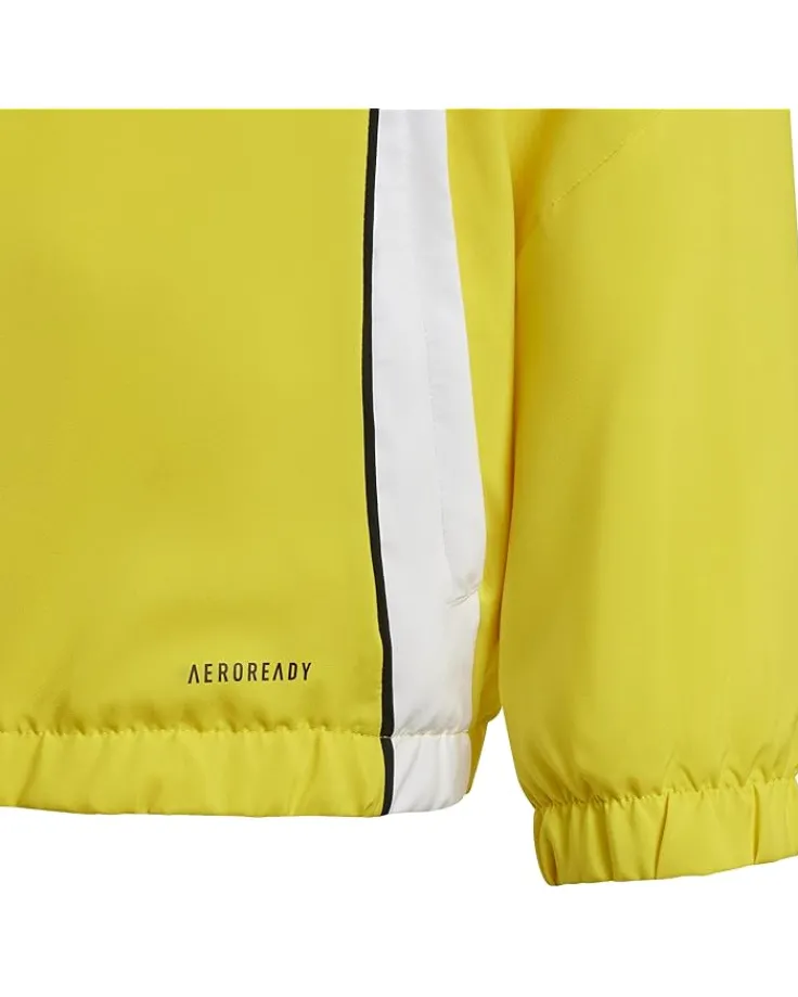 tiro_windbreaker_little_k_3.webp adidas Kids Coats & Jackets | Coats & Jackets<Tiro24 Windbreaker (Little Kids/Big Kids) Team Yellow/White/Black
