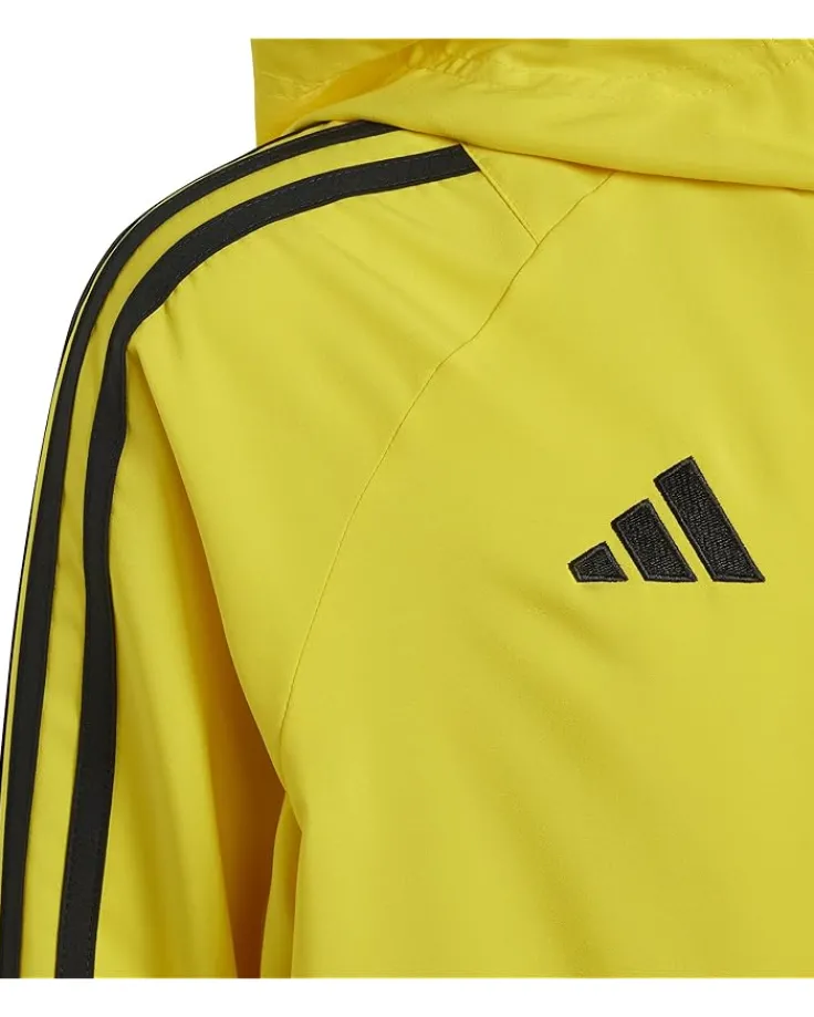 tiro_windbreaker_little_k_4.webp adidas Kids Coats & Jackets | Coats & Jackets<Tiro24 Windbreaker (Little Kids/Big Kids) Team Yellow/White/Black