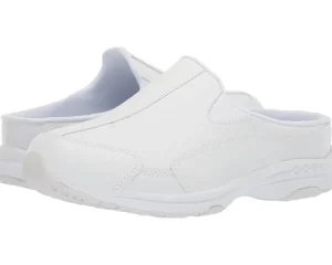 Easy Spirit Mules<Tour Guide White Leather