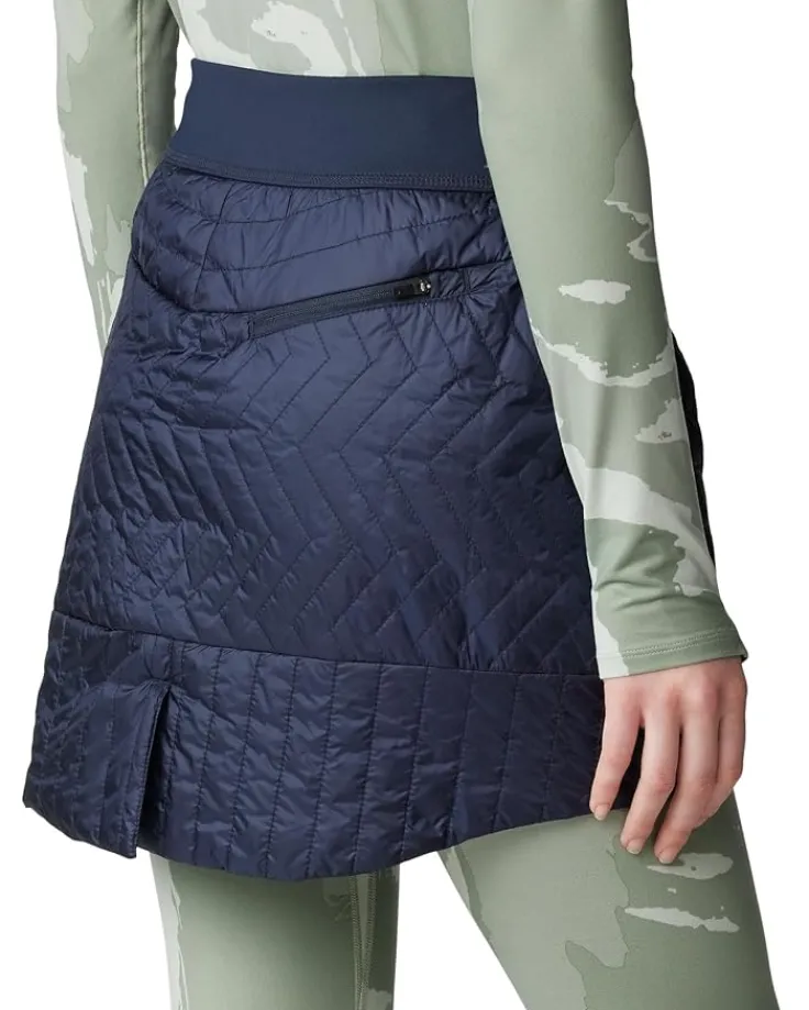 trekkin_insulated_mini_sk_4.webp Mountain Hardwear Skirts<Trekkin™ Insulated Mini Skirt Abyss