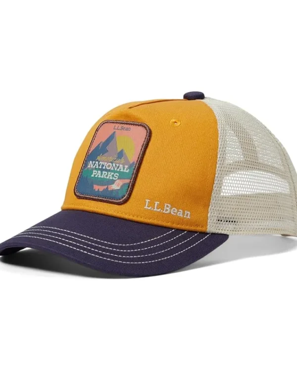 L.L.Bean Hats<Trucker Hat (Big Kids) Dark Amber National Parks Sunset