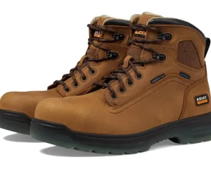 Ariat Wide | Work & Duty Boots<Turbo 6" Waterproof Carbon Toe Work Boot Aged Bark