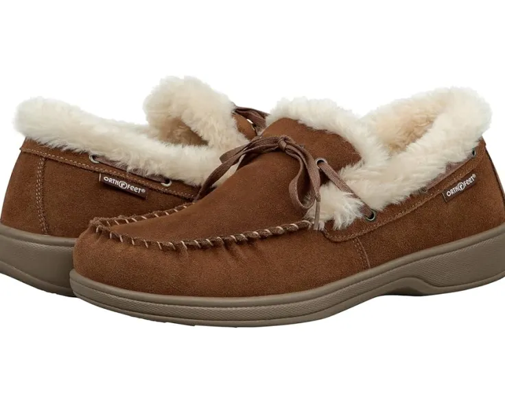 tuscany_0.webp Orthofeet Slippers<Tuscany Brown