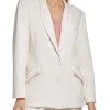 DKNY Coats & Outerwear<Two-Button Peak Lapel Blazer Eggnog