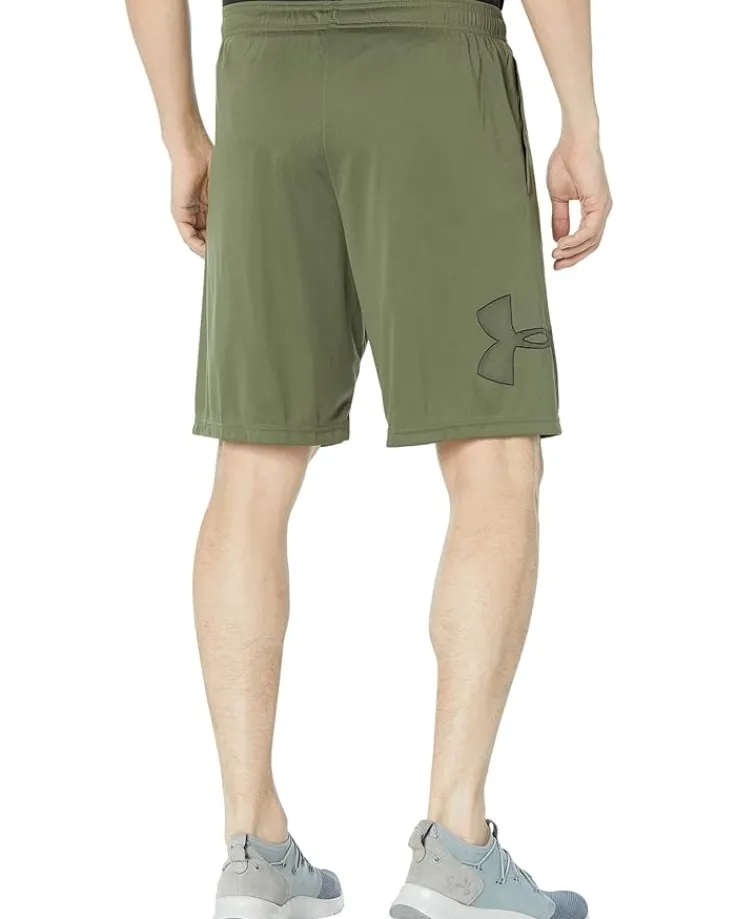 ua_tech_graphic_shorts_2.webp Under Armour Adaptive | Activewear<UA Tech Graphic Shorts Marine Olive Drab Green/Black