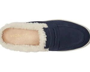VIONIC Mules | Slippers<Uptown Mule Mules Peacoat Nubuck Leather